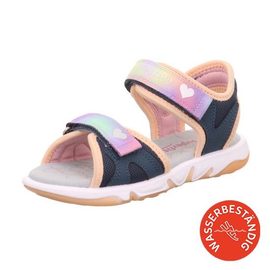 Superfit Pebbles Mädchen Sandale blau