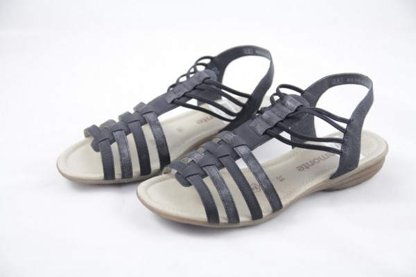 Remonte Damen Sandale Schwarz R3630-01