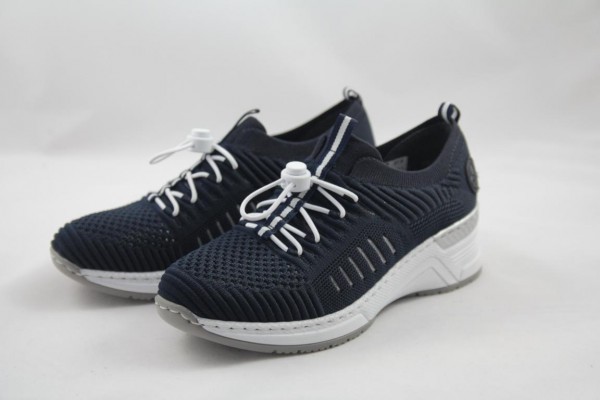 Rieker Sneaker Slipper blau