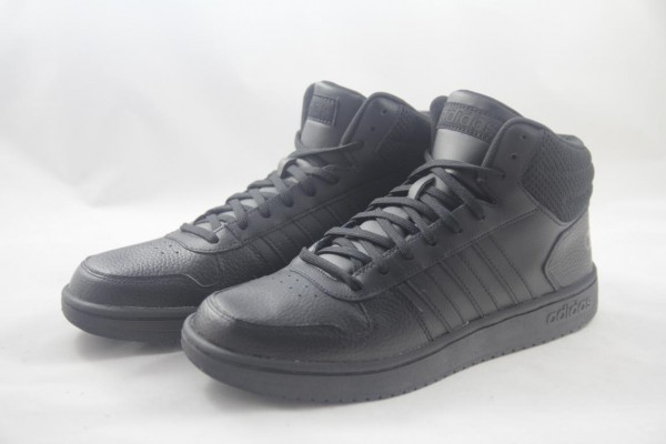 Adidas Hoops 2.0 Mid Men Basketball Leder black